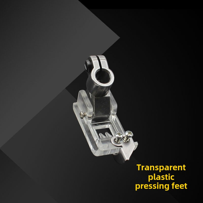 1383★  Stretch sewing car three-needle five-wire presser foot W500 car presser foot 5.6 plastic presser foot car