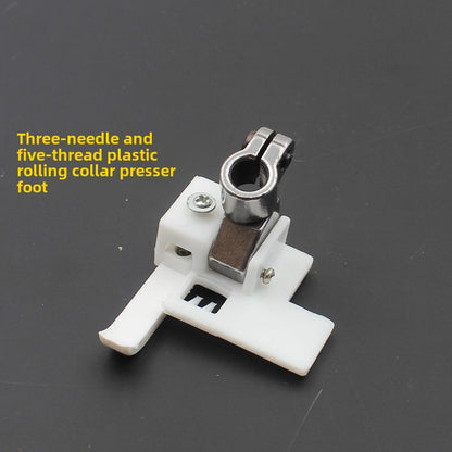 1383★  Stretch sewing car three-needle five-wire presser foot W500 car presser foot 5.6 plastic presser foot car