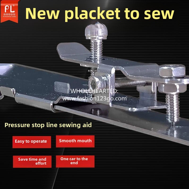 1101★  Industrial flat car new placket comes and goes sewing, flat car comes and goes sewing, oversewing device, sleeve sewing multi-functional auxiliary device