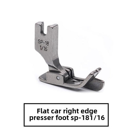 1207★  Flat car computer car SP-18 right stop edge presser foot with knife presser foot 1/4 1/8 1/16 3/16