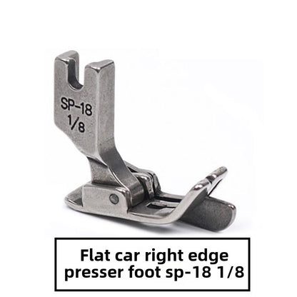 1207★  Flat car computer car SP-18 right stop edge presser foot with knife presser foot 1/4 1/8 1/16 3/16