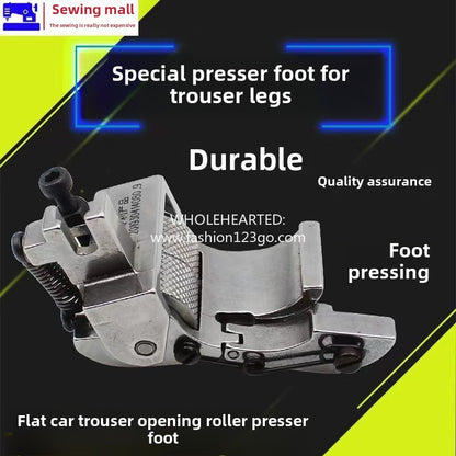 1111★  Computer flat car roll pants mouth wheel presser foot roll pants foot artifact positioning roller presser foot flat car universal wheel