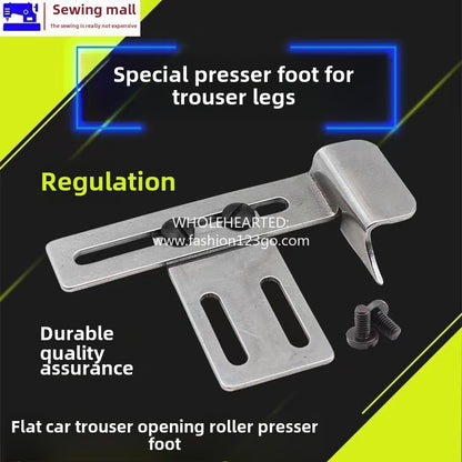 1111★  Computer flat car roll pants mouth wheel presser foot roll pants foot artifact positioning roller presser foot flat car universal wheel