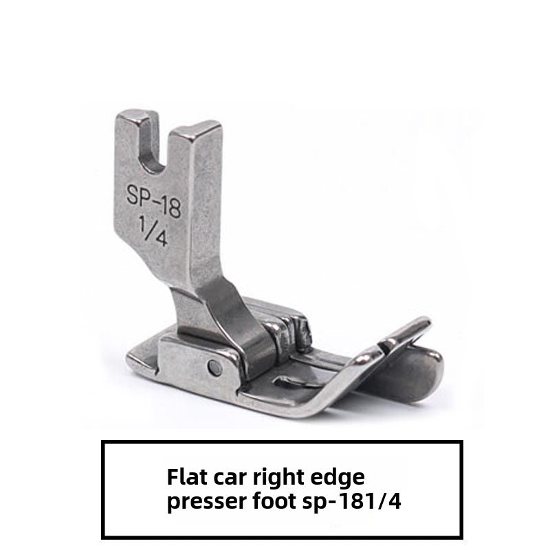 1207★  Flat car computer car SP-18 right stop edge presser foot with knife presser foot 1/4 1/8 1/16 3/16