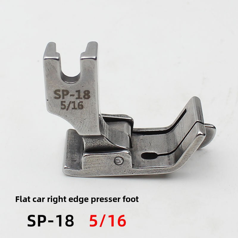 1207★  Flat car computer car SP-18 right stop edge presser foot with knife presser foot 1/4 1/8 1/16 3/16