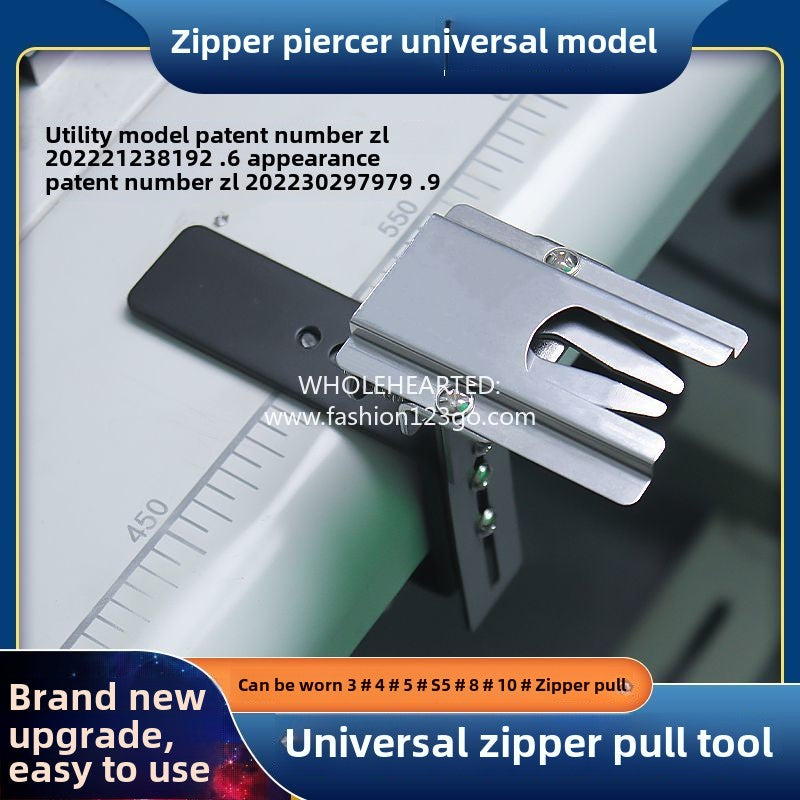 1340★  New universal zipper head auxiliary tool, upper zipper head wear slider fixture, upper zipper head device