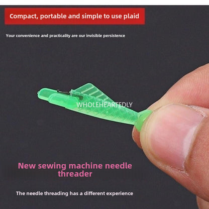 1030  Sewing machine needle threading artifact for the elderly, dazzling universal needle recognition artifact for household and industrial pedal, small fish threading device, automatic