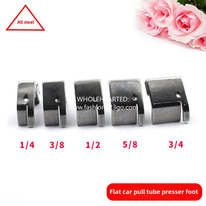 1356★  S72PF flat car pull tube presser foot 3611 hem pull tube, hemming hemming widening, side pressing foot, side pressing foot