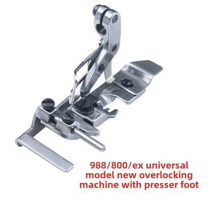 1320★  Edge copying machine, middle division, side position, middle division, rib, fixed regulation, foot pressing, sewing machine, edge locking machine, four-wire adjustable positioning