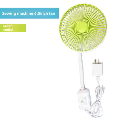 1278★  New sewing machine special fan 6.5 inches strong wind speed adjustable double magnet industrial flat car electric fan