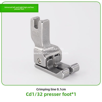 1124★  New high and low presser foot flat car left and right general CD1/32 computer sewing machine special multi-functional accessories Daquan