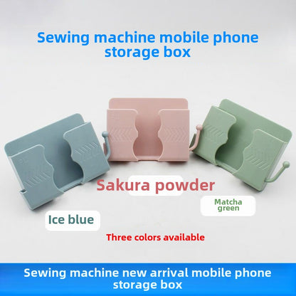 1327★  New plastic sewing machine, mobile phone storage box, sewing machine, mobile phone parking airport table fixed