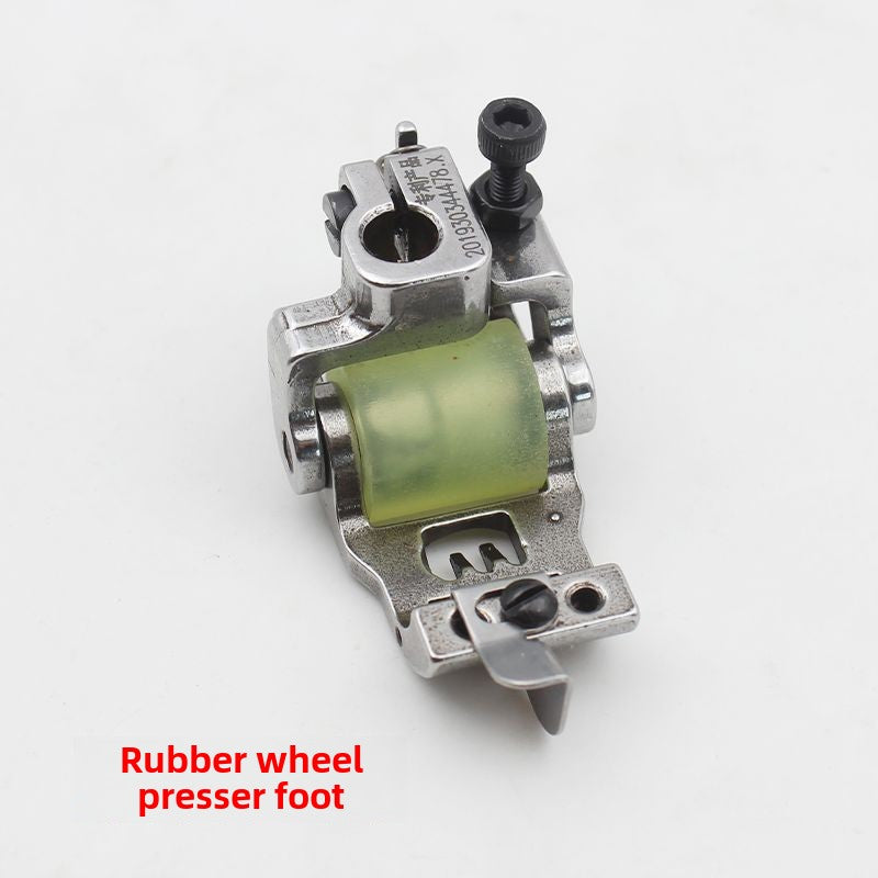 1364★  Car roller presser foot, car baffle roller presser foot Industrial stretch seam car with knife wheel distribution knife presser foot