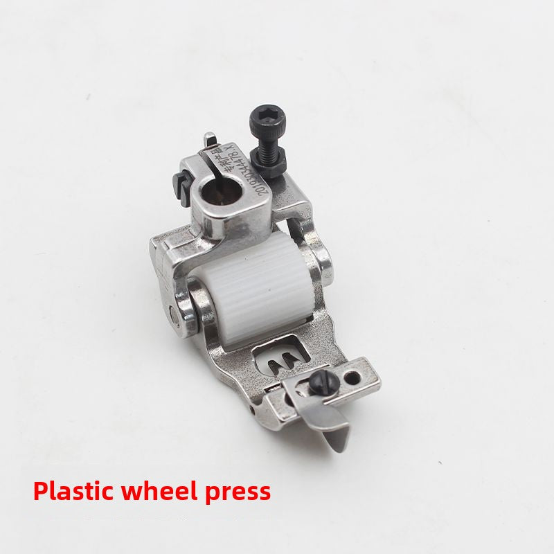 1364★  Car roller presser foot, car baffle roller presser foot Industrial stretch seam car with knife wheel distribution knife presser foot