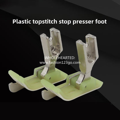 1337★  Reverse side computer car plastic side press foot, reverse side SP-18 left side press foot with knife, sewing machine accessories, stop