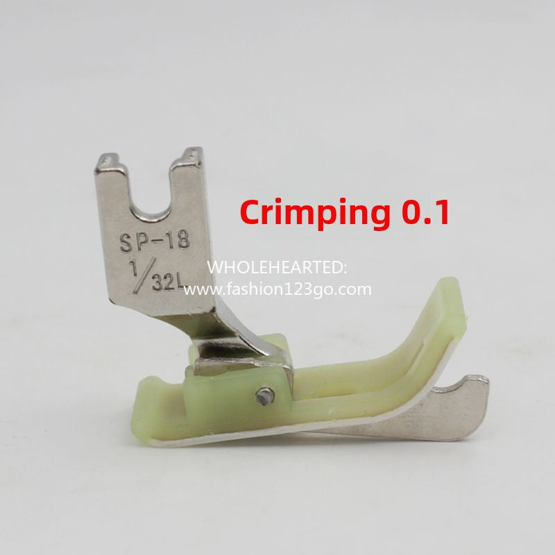 1337★  Reverse side computer car plastic side press foot, reverse side SP-18 left side press foot with knife, sewing machine accessories, stop