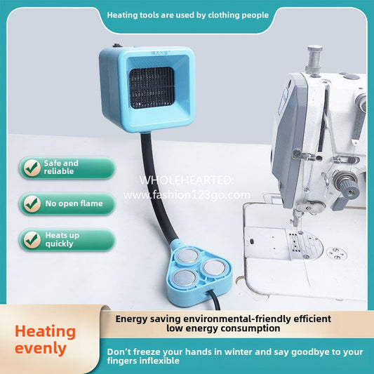 1349★  Sewing machine clothing heating air hand warmer tool special heater installation-free three strong tape suction cup self-priming convenient