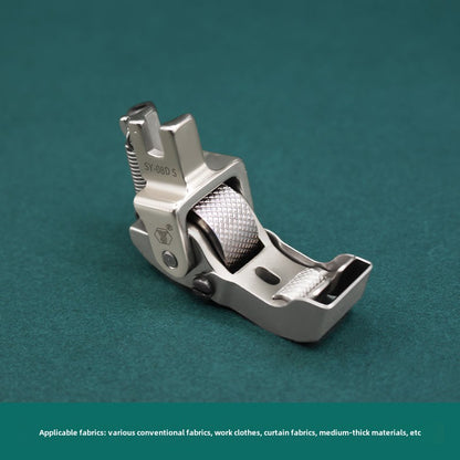 1389★  New SY-08 boutique all-steel double roller ship-type presser foot, flat car special aviation cotton pressing line