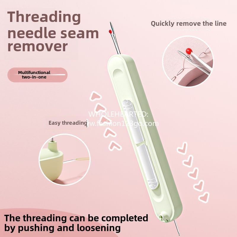 1110★  Needle threading device Household thread remover Threading thread picking scissors Clothes for the elderly Manual sewing tools Lead God