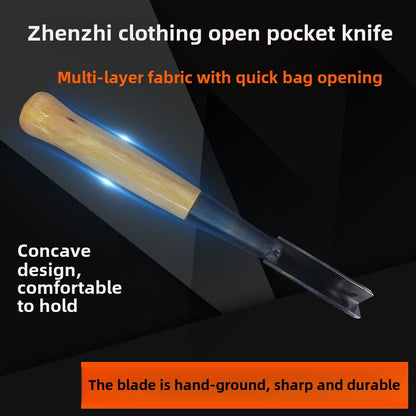 1200★  Garment manual pocket opening, cloth cutting, cloth cutting knife, clothing bag opener, pocket opening, pocket cutting tool