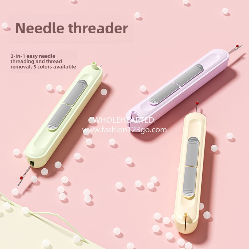 1110★  Needle threading device Household thread remover Threading thread picking scissors Clothes for the elderly Manual sewing tools Lead God