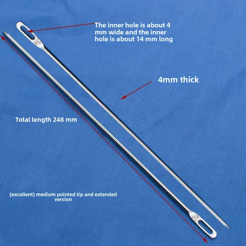 1247★  Boutique pants waist rope, threading needle, large hole lengthened elastic rope, hat rope