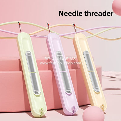 1110★  Needle threading device Household thread remover Threading thread picking scissors Clothes for the elderly Manual sewing tools Lead God