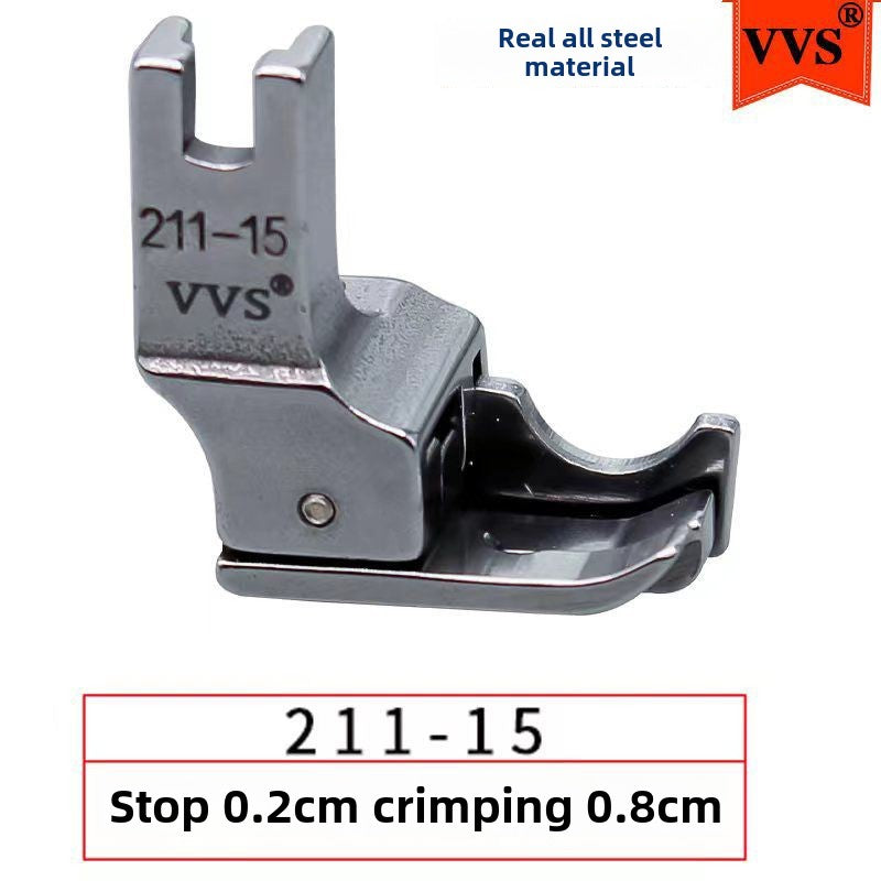 1178★  Computer flat car double tangent all-steel high and low presser foot 211-14 211-15 stop edge stop edge presser foot