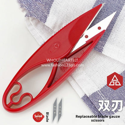 1370★  Pinzi stainless steel small scissors, sharp yarn scissors, cross stitch thread scissors, tailor's small anti-rust scissors, thread scissors