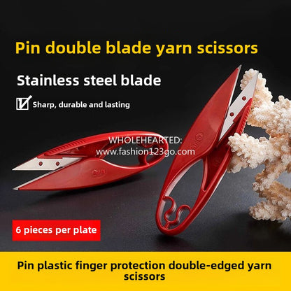 1370★  Pinzi stainless steel small scissors, sharp yarn scissors, cross stitch thread scissors, tailor's small anti-rust scissors, thread scissors