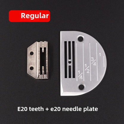 1112★  Computer flat car square German needle plate golden pigeon tooth set thin material needle plate thick material conventional tooth sewing machine accessories