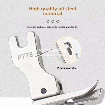 1077★  P778 computer flat car all-steel upper collar special special presser foot upper collar pressing line industrial sewing machine presser foot accessories