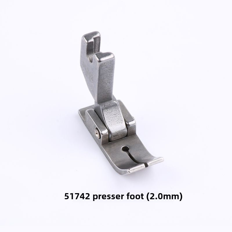 1391★  Flat car 51742 Presser foot for knitted thin materials Elastic fabric Anti-jumper thread Small hole Pinhole Presser foot Sewing machine accessories