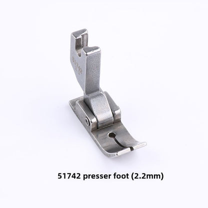 1391★  Flat car 51742 Presser foot for knitted thin materials Elastic fabric Anti-jumper thread Small hole Pinhole Presser foot Sewing machine accessories