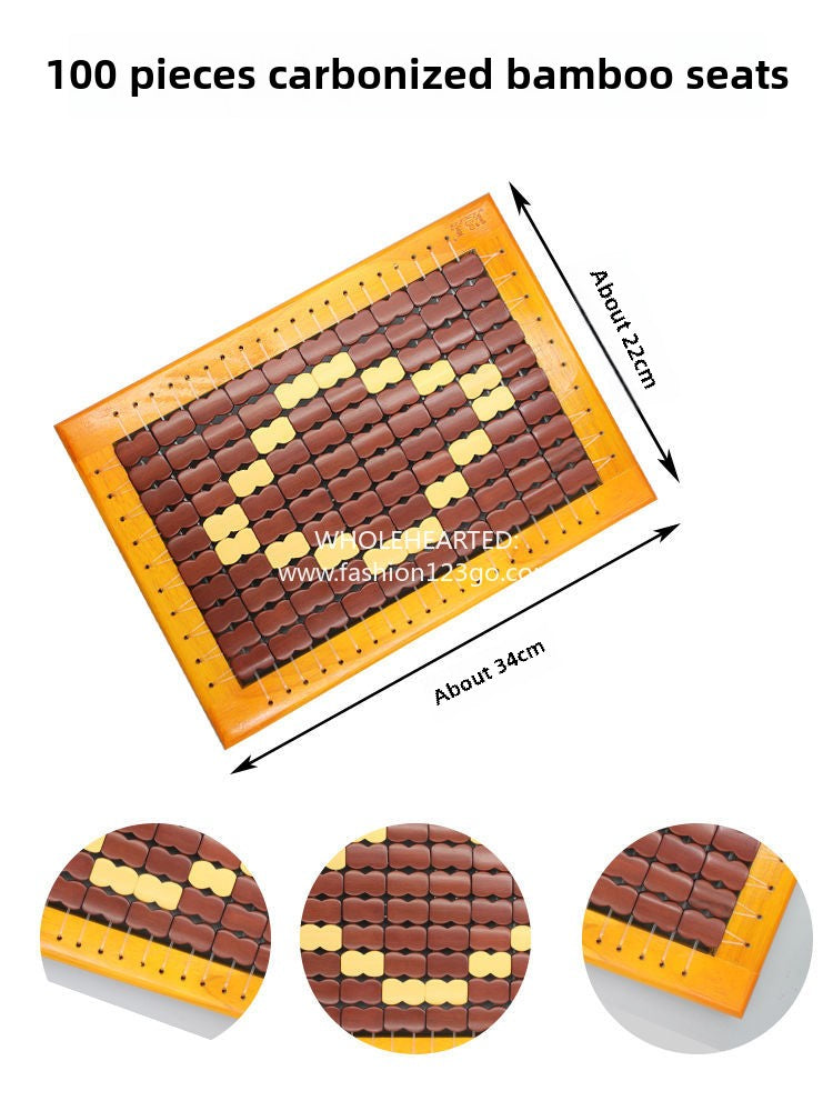 1332★  Breathable seat cushion, solid wood beef tendon line clothing factory, parking space master, bamboo block, special breathable seat cushion