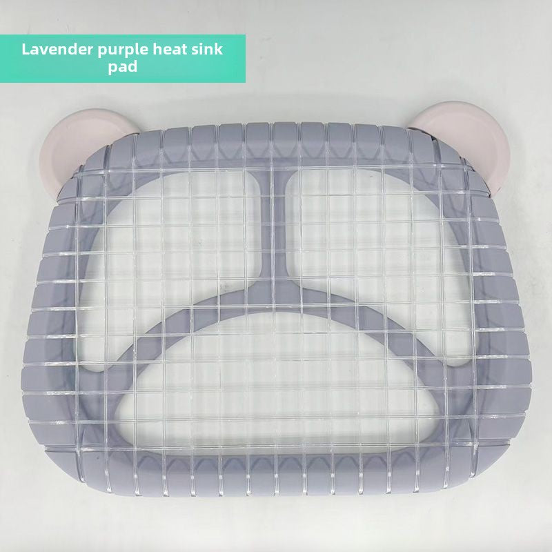 1331★  Summer seat cushion breathable clothing factory employee seat cushion grid plastic chair cushion, stool chair heat dissipation summer butt