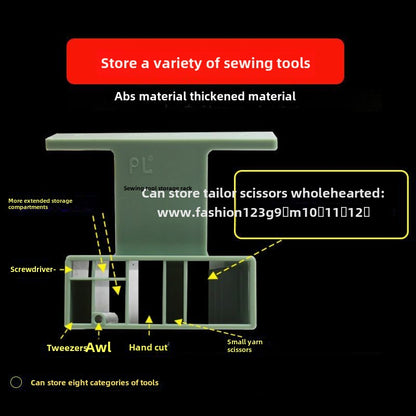 1082★  New sewing machine multi-functional storage rack material Thickened scissor rack Sewing accessories Tool storage box