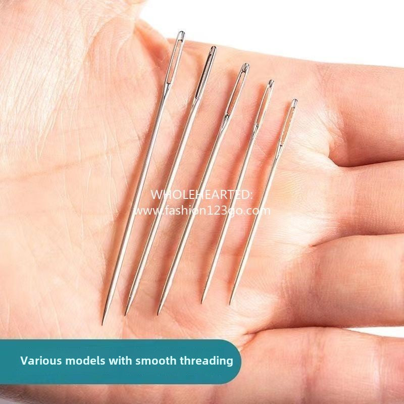 1127★  [New product] Big nose steel needle slender needle threading traditional sewing needle threading household sewing needle