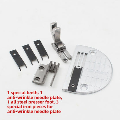 1152★  Flat car thin material anti-wrinkle needle board teeth needle position, thin material anti-wrinkle needle board teeth, anti-wrinkle needle board teeth