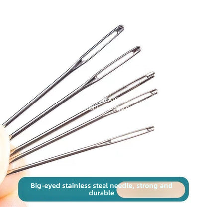 1127★  [New product] Big nose steel needle slender needle threading traditional sewing needle threading household sewing needle