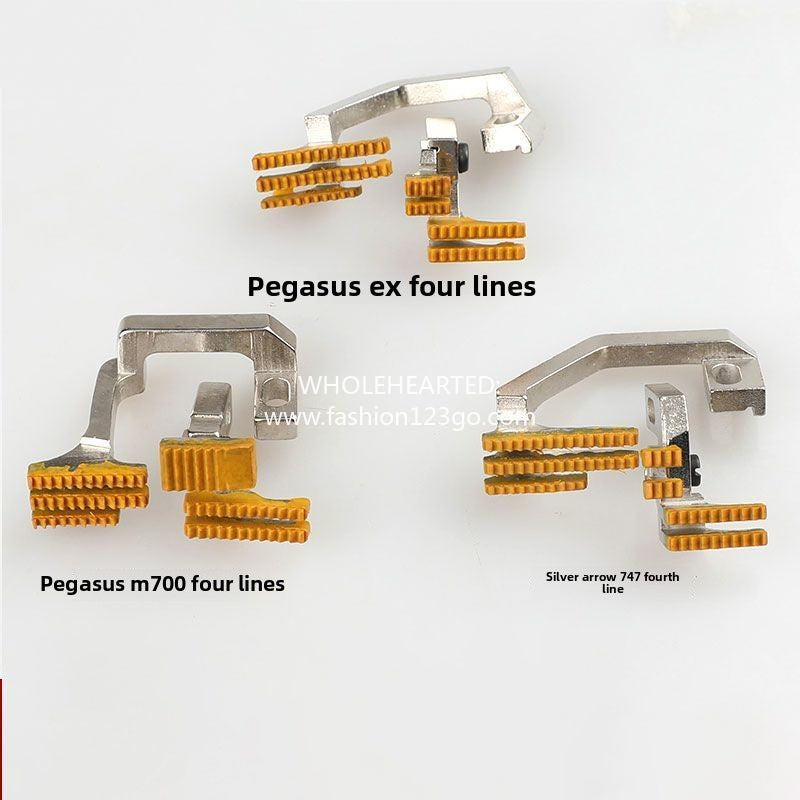 1339★  Edging machine four-wire plastic teeth Pegasus EX glue teeth Toyama 6800 Silver Arrow 988 Jack 798/E4 cloth teeth