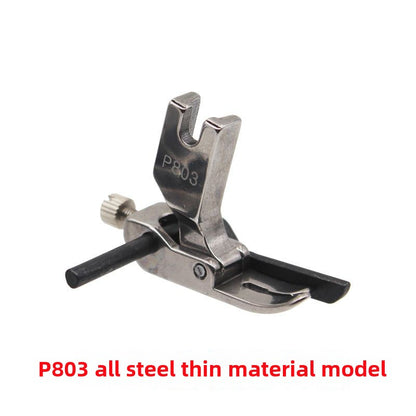 1287★  Flat car adjustable width and narrow stop fixed presser foot, flat car P801 P803 guide rod adjustable presser foot