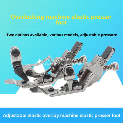 1358★  747/700 EX four-wire rubber band presser foot four-wire edge copying machine adjustable elastic rubber band presser foot elastic band presser foot