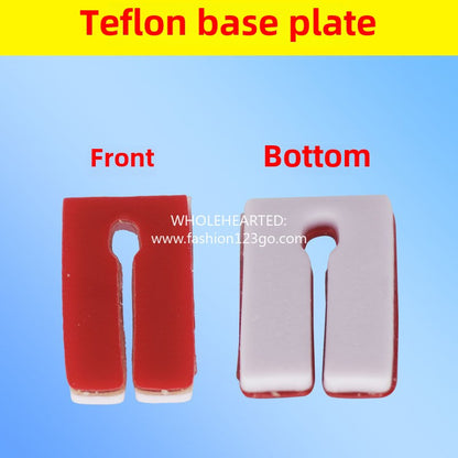 1329★  2-in-1 narrow roller presser foot Teflon baseplate smooth wear-resistant self-adhesive without leaving marks