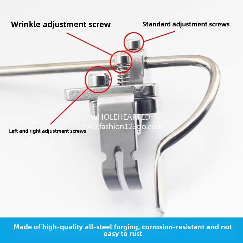 1091★  New flat car six 6-in-1 presser foot multi-function presser foot multi-adjustment left and right unilateral rib positioning wrinkle