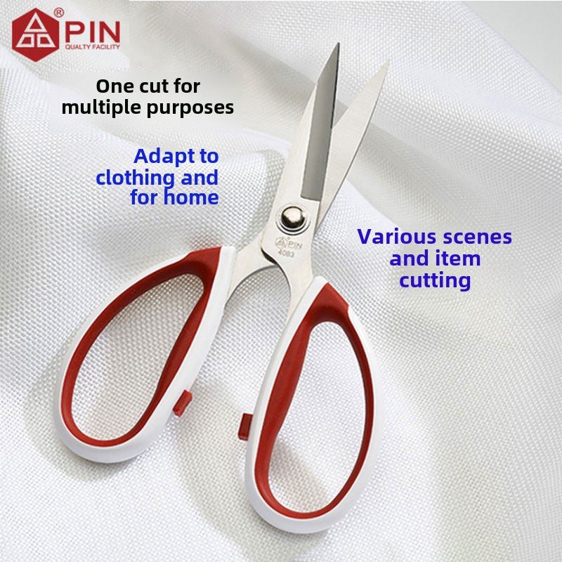 1242★  Stainless steel industrial scissors, strong scissors, clothing, leather, scissors PIN-4083