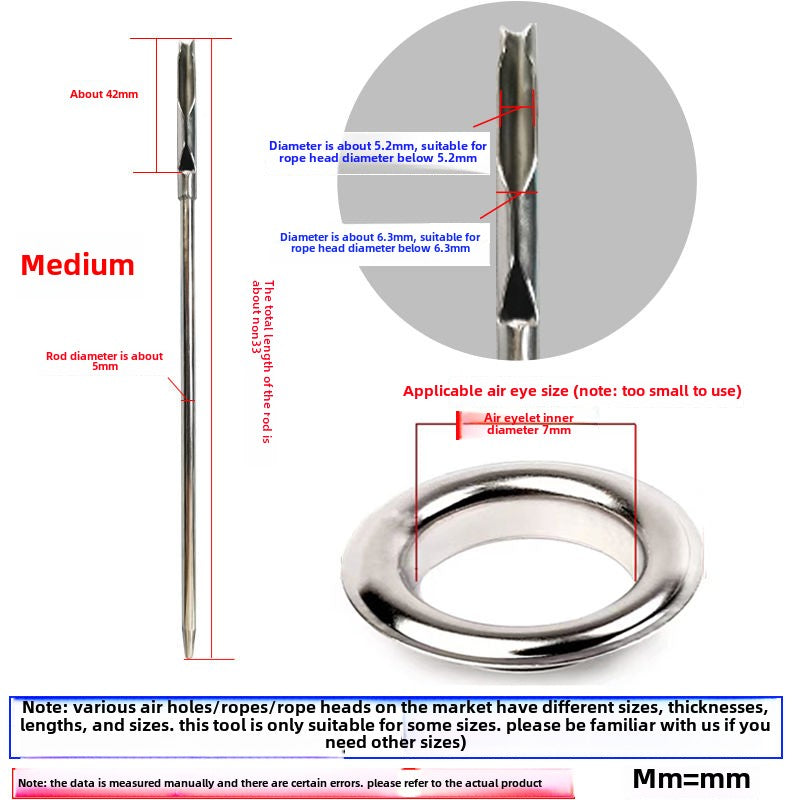 1289★  New gas eye rope wear tool hat rope wear corns pants waist rope belt gas eye all kinds of rope head gas eye