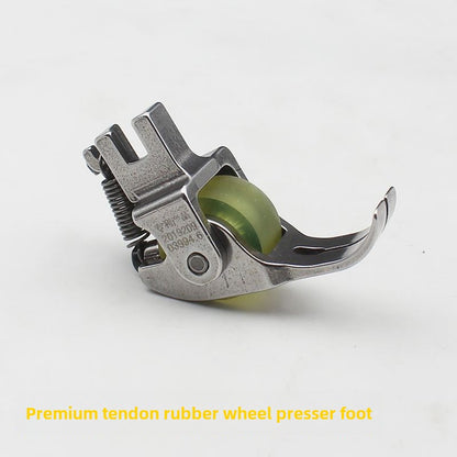 1142★  New eighth-generation roller presser foot flat car thin and thick material multi-functional adjustable down jacket curtain leather roller presser foot