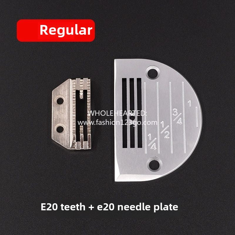 1112★  Computer flat car square German needle plate golden pigeon tooth set thin material needle plate thick material conventional tooth sewing machine accessories