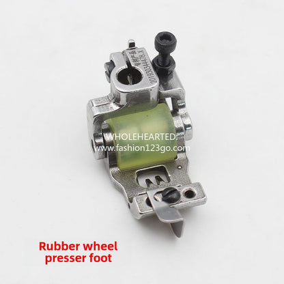 1364★  Car roller presser foot, car baffle roller presser foot Industrial stretch seam car with knife wheel distribution knife presser foot